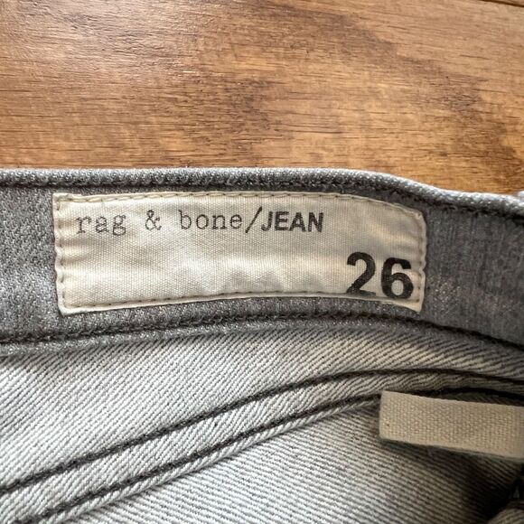 Rag & Bone Jean Legging Women's Size 26 Heather Gray Skinny Jeans - Picture 4 of 12